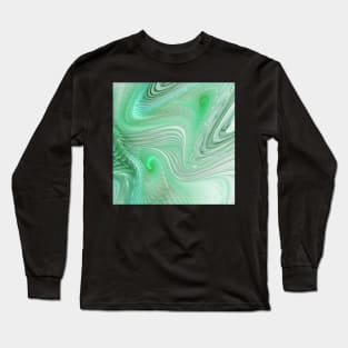 Mint waves Long Sleeve T-Shirt